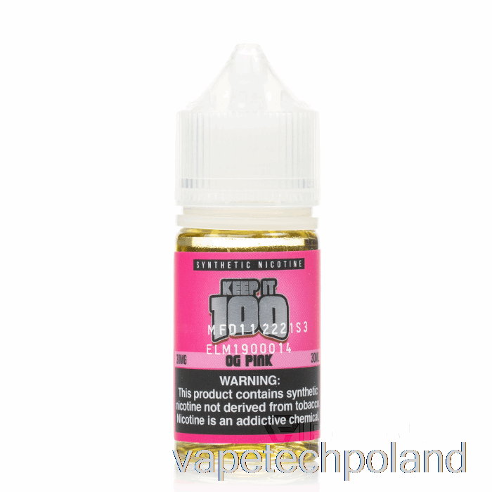 Vape Polska I Różowe Sole - Zachowaj 100 - 30ml 30mg